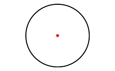 TRUGLO RED DOT OPEN 4 RETICLE BLACK - Image 4