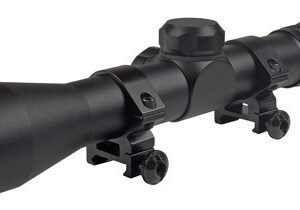 TRUGLO SCOPE BUCKLINE 4X32MM - DUPLEX BLACK W/WEAVER RINGS