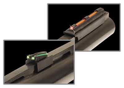 TRUGLO SIGHT SET GOBBLE-DOT - SNAP-ON FOR 5/16" RIB RED/GRN