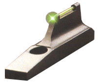 TRUGLO SIGHT FRONT GREEN - 3/8" DOVETAIL .450" HEIGHT