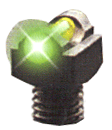 TRUGLO SIGHT STAR BRITE DELUXE - 6-48 THREADS FIBER OPTIC GREEN
