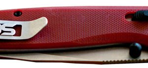 SOG KNIFE TERMINUS XR G10 PLN - EDGE 2.95" BLADE CRIMSON