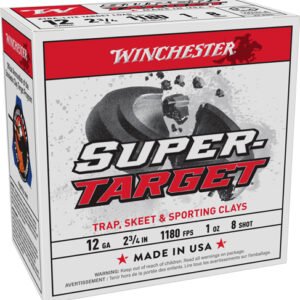 WINCHESTER TARGET 12GA 2.75" - 1OZ #8 1180FPS 250RD CASE LOT