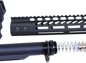 GUNTEC AR15 9" PISTOL BRACE - BUILD KIT & BUFFER TUBE BLACK