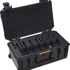 PELICAN VAULT V525PF7 LARGE- - 7 PISTOL CSE PRE CUT FOAM BLK