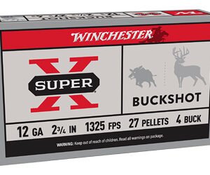 WIN SUPERX 12GA 2.75 #4BK 27PL 5/250