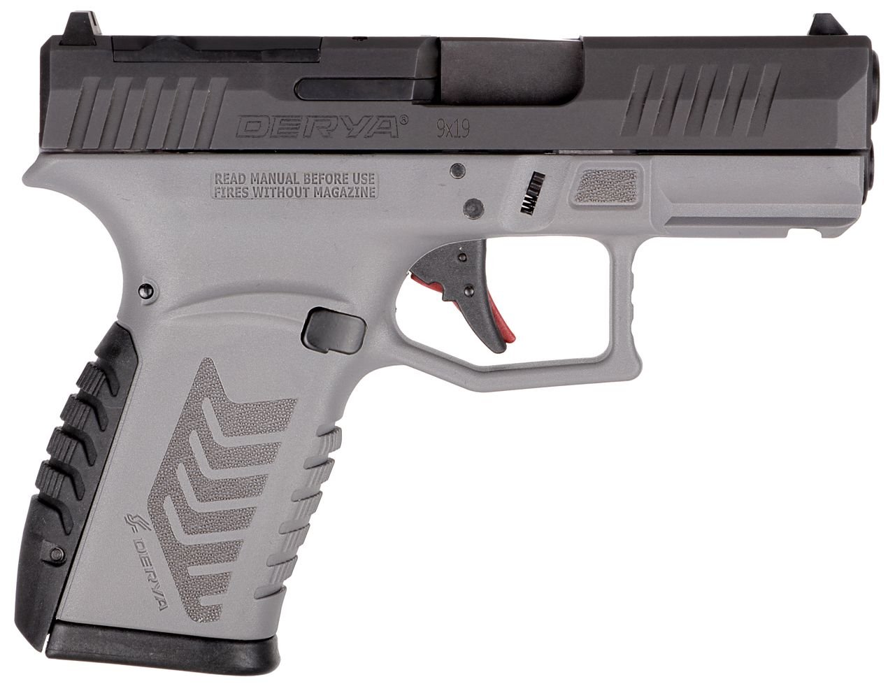 DERYA ARMS DY9Z 9MM GREY/BLK 15+1 OR