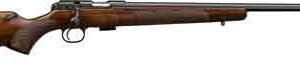 CZ 457 AMERICAN 17HMR 24.5" - BLUED WALNUT STOCK
