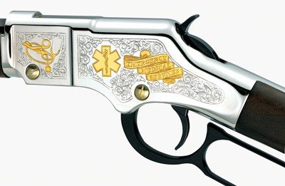 HENRY H4 EMS TRIBUTE EDITION - 22S/L/LR 20" OCTAGON ENGRAVED - Image 3