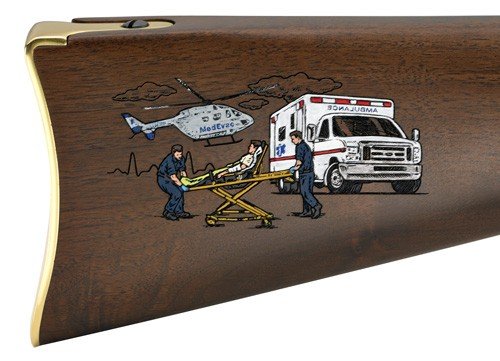 HENRY H4 EMS TRIBUTE EDITION - 22S/L/LR 20" OCTAGON ENGRAVED - Image 2