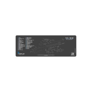 RUGER 10/22 RIFLE MAT - CHARCOAL GRAY/CERUS BLUE, 12" X 36"