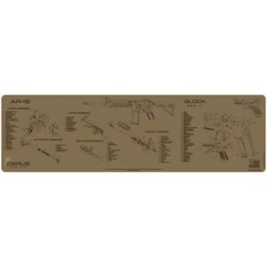 AR15 & GLOCK SCHEMATIC COMBO MAGNUM XXL PROMAT - COYOTE