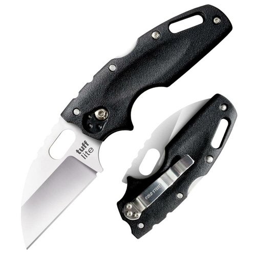 TUFF LITE PLAIN EDGE - DROP POINT, BLACK