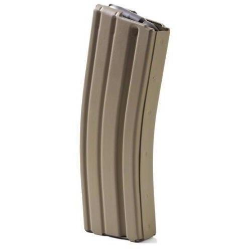 ASC AR Family Rifle Magazine Black Follower Dark Earth Stainless Steel .223 Remington 30/rd