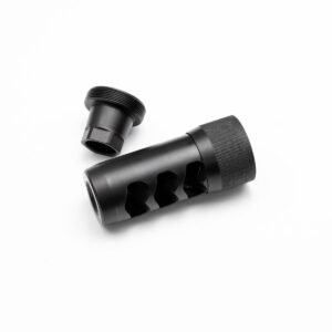 Area 419 Hellfire Self Timing Muzzle Brake 223/6mm Black Nitride 1/2-28