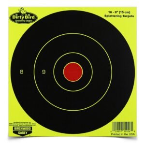 Birchwood Casey Dirty Bird 6" Yellow Bull's Eye Targets 100/ct