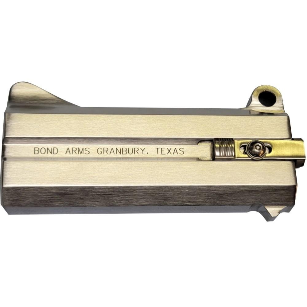 Bond Arms Rough Nation Handgun Barrel .45 Colt 3" Rough and Tumble Silver