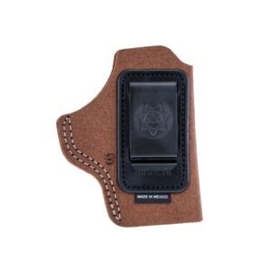Bianchi Model 6 IWB Holster for Glock 19/23/26/27/36 Brown Suede RH