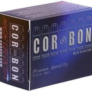Corbon Self-Defense JHP Handgun Ammunition 9mm Luger +p 115 gr JHP 1350 fps 20/ct