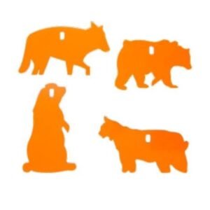 Impact Steel 4-Pack Animal Targets Rimfire