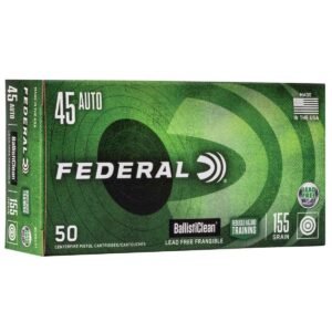 Federal Ballisticlean Frangible Handgun Ammunition .45 ACP 155gr RHT 1130 fps 50/ct