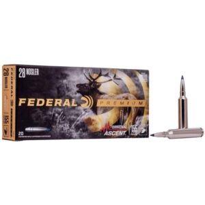 Federal Terminal Ascent Rifle Ammunition .28 Nosler 155gr 3200 fps 20/ct