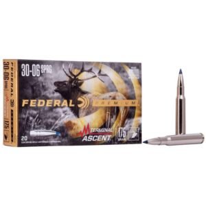 Federal Terminal Ascent Rifle Ammunition .30-06 Sprg 175 gr 2730 fps 20/ct