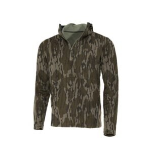 Muddy DV8 Quest Midweight Quarter Zip Hoodie Mossy Oak Bottomland 3XL