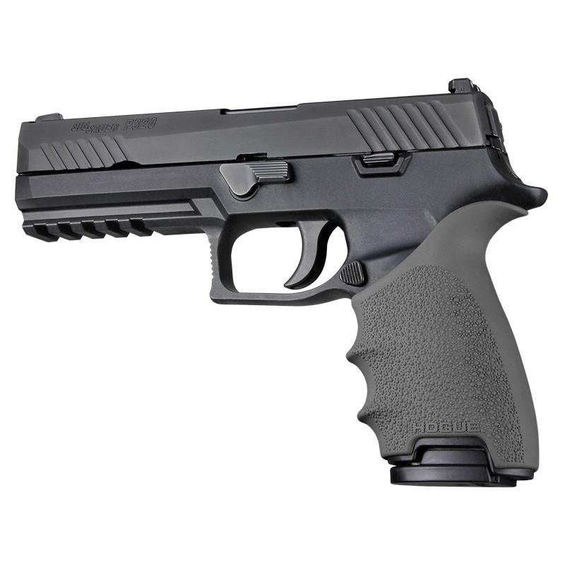 Hogue HandAll Beavertail Handgun Grip Sleeve for Sig Sauer P320 Slate Grey