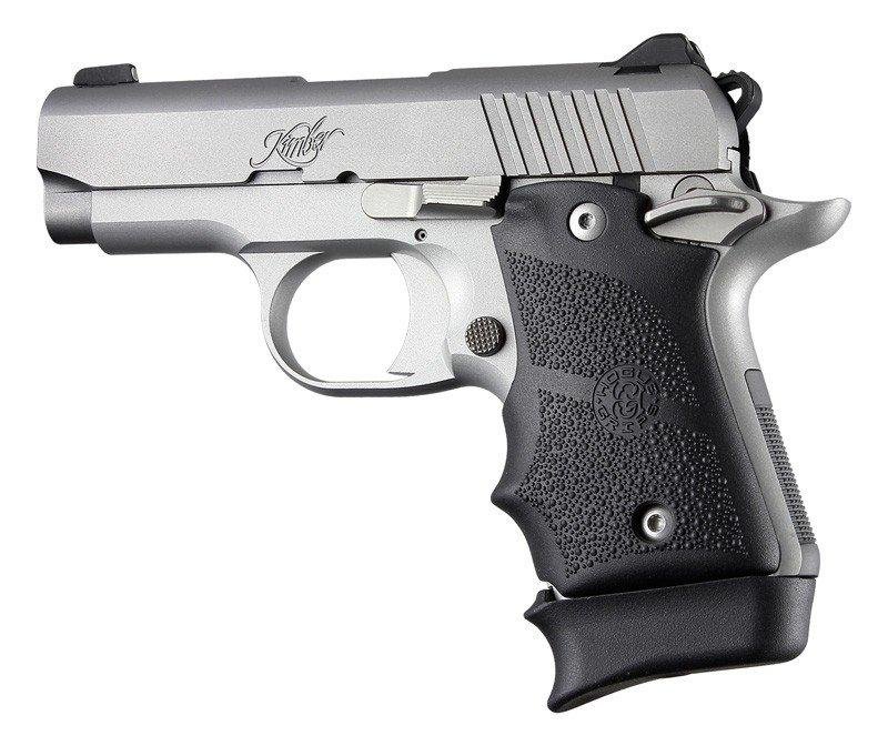 Kimber Micro 9 Ambi Safety Rubber Grip with Finger Grooves Black