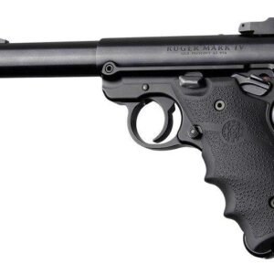 Ruger MKIV Rubber Grip with Finger Grooves Black