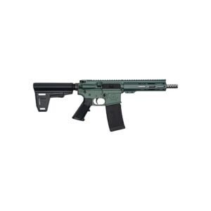 GLFA 223 Wylde Braced Pistol .223 Wylde 30rd Magazine 7.5" Stainless Steel Charcoal Green Finish