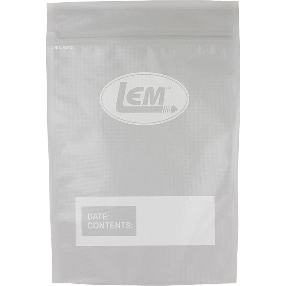 LEM Products MaxVac Zipper Top Vacuum Bags Gallon Size 11"x16" 20/ct