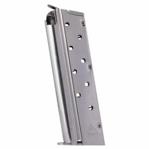 MEC-GAR 1911 Handgun Magazine 9mm Luger HT Nickel 9/rd