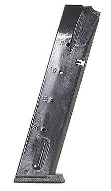 Mec-Gar S&W 5900 Series/915/910/659 Magazine 9mm Extended Blued 20/rd
