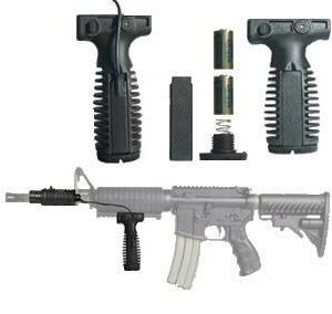 Mako Group Quick Release Tactical Vertical Grips with Battery Storage