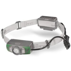 Police Security Flashlights Twin Power LED Headlamp 550 Lumens White Grey