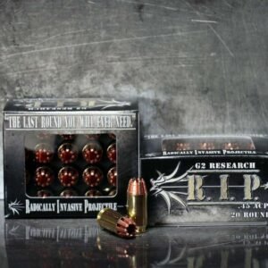 G2 Research R.I.P. Handgun Ammunition .45 ACP 162 gr HP 1020 fps 20/ct
