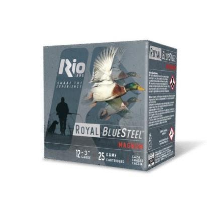 Rio Royal BlueSteel Magnum High Velocity Shotshells 12ga 3" 1-1/5oz 1450 fps #3 25/ct
