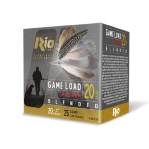 Rio Game Blended HV Lead Load Shotshells 20ga 3" 1-1/4oz 1300 fps #7.5&9 25/ct