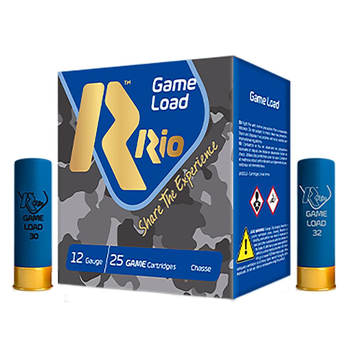 Rio Top Game Magnum Lead Load Shotshells 12ga 3" 1-3/4oz 1250 fps #5 25/ct