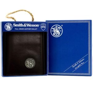 Smith & Wesson Tri-Fold Wallet Brown
