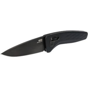 SOG Knives One Zero AU 3 1/10" Blade Black and Chrome