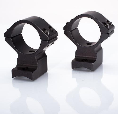 Talley Lightweight Alloy Scope Mount Combo Remington 700 Long Action 30mm Low - Black Anodized