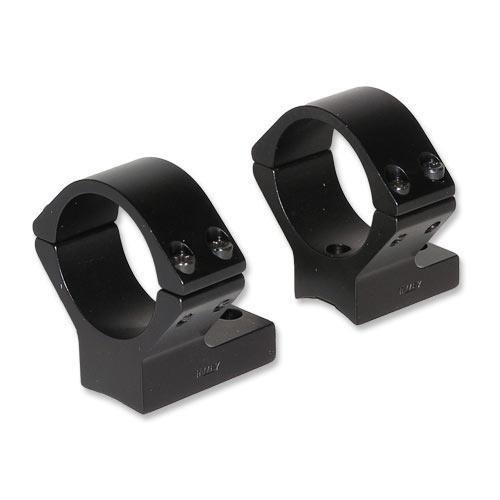 Talley Lightweight Alloy Scope Mounts - Black Anodized - 30mm - Low Weatherby Accumark-Magnum & Mark V (9 LUG)
