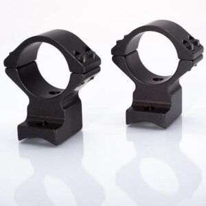 Talley Lightweight Alloy Scope Mount Combo Remington 700-721-722-725-40X 30mm Med SA 20MOA - Black Anodized