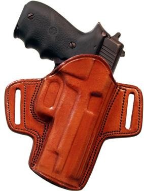 Tagua Gunleather Open Top Belt Holster for S&W M&P 9/357/40 Brown Right Hand