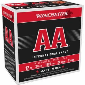 Winchester AA International Target Shotshells 12ga 2-3/4" 7/8oz 1325 fps #9 25/ct