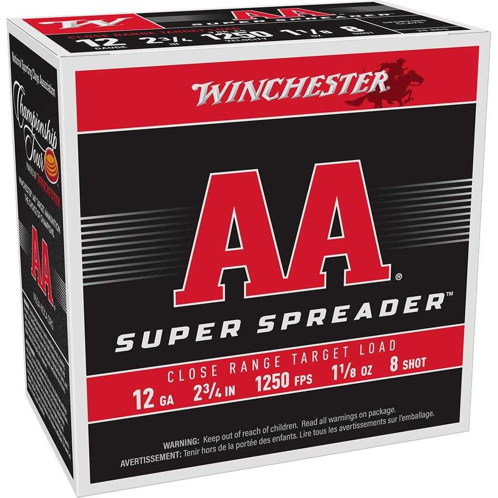Winchester Light Target 12ga 2-3/4" 1-1/8oz 1250 fps 25/ct