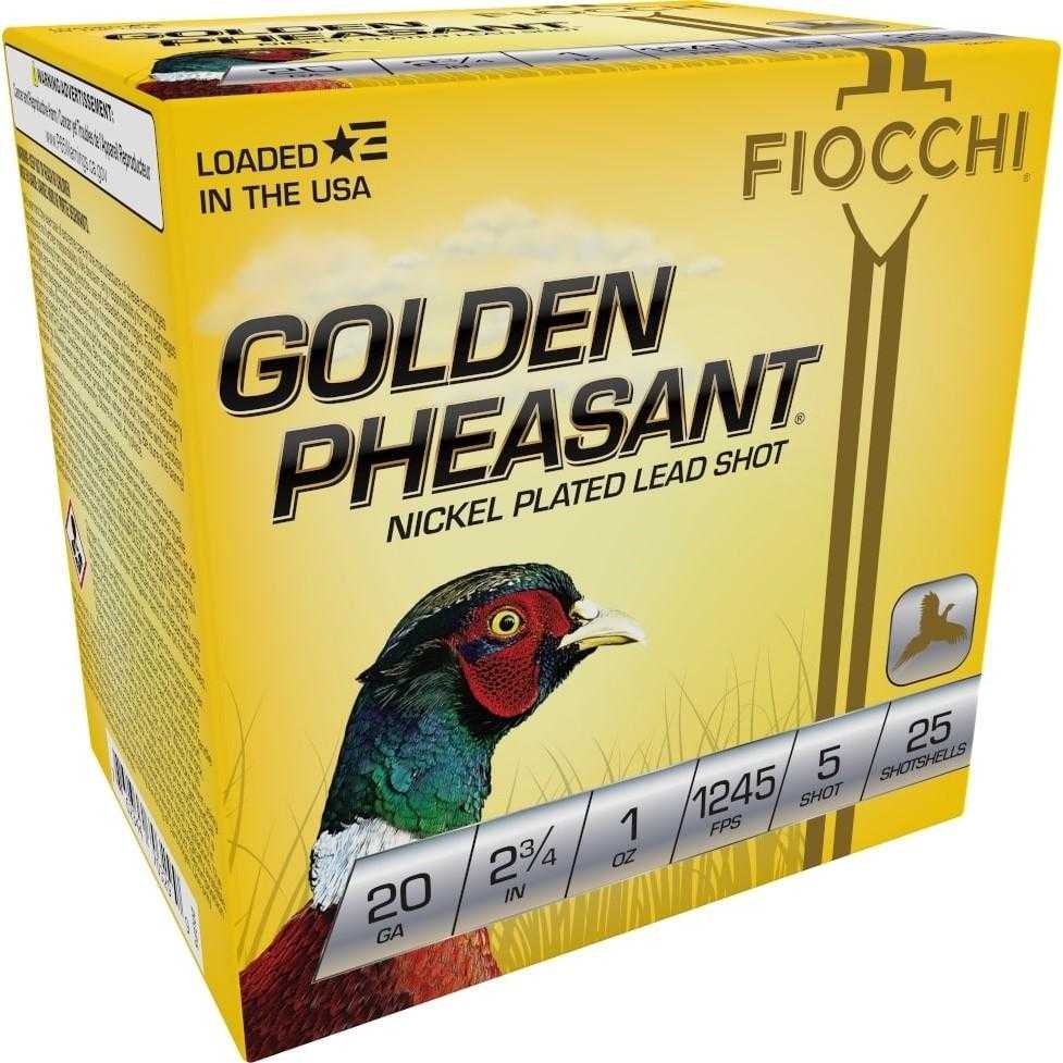 GOLDEN PHEASANT NP 20ga 2 3/4" 1oz #5 1245fps 25RD